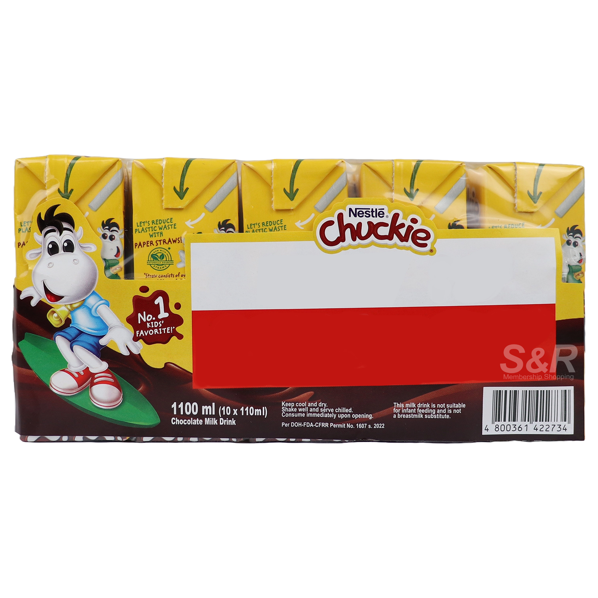 Nestle Chuckie Chocolate Milk Drink 10x110mL Nestle Chuckie Chocolate Milk Drink 10x110mL